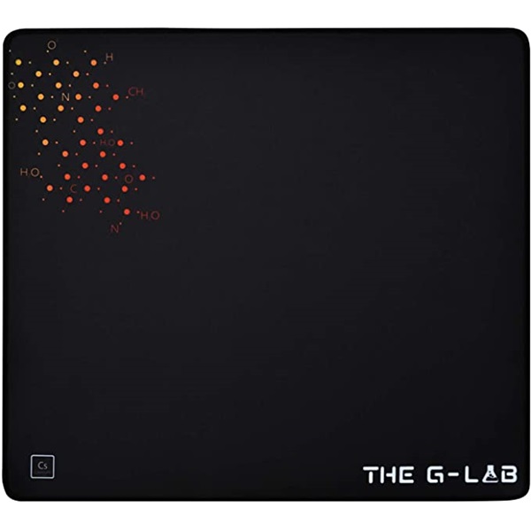 the g lab egérpad pad ceasium (450x400x3mm, vízálló, fekete,)