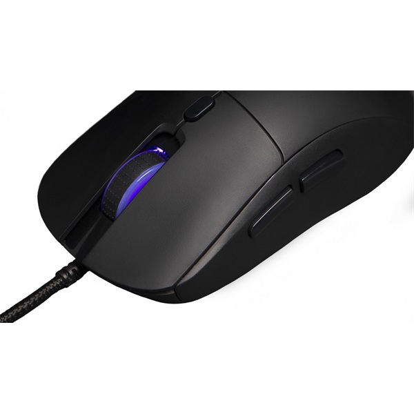 the g lab gamer egér kult cobalt b (12800 dpi, 1000hz, 80g, 6 gomb, 1,8m kábel, rgb, fekete)