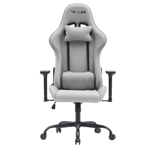 the g lab gamer szék ks platinium grey (fekete; állítható magasság; áll. kartámasz)