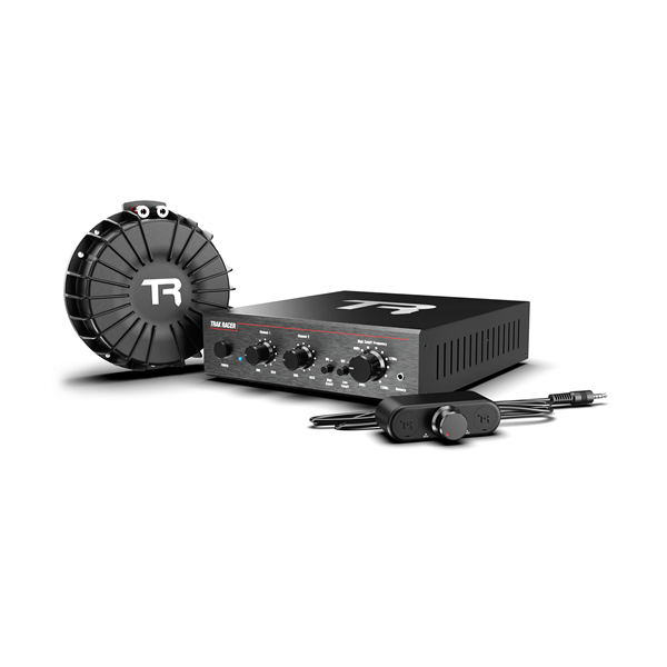 trak racer szimulátor kiegészítő haptic bass shaker kit with 200w mono bass amp and 100w shaker