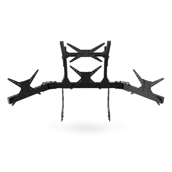 trak racer szimulátor kiegészítő large cockpit mounted quad monitor stand 1200mm / 47.25" wide
