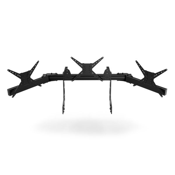 trak racer szimulátor kiegészítő large cockpit mounted triple monitor mount 1200mm / 47.25" wide