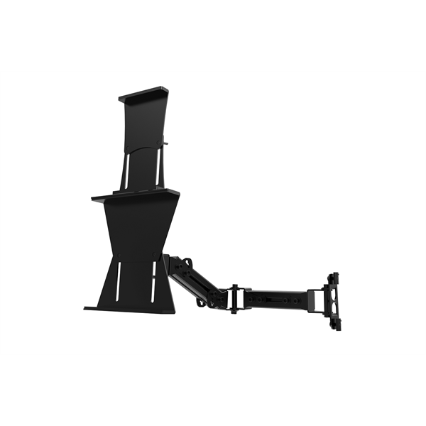 trak racer szimulátor kiegészítő tablet and button box holder upgrade kit v3 (black)