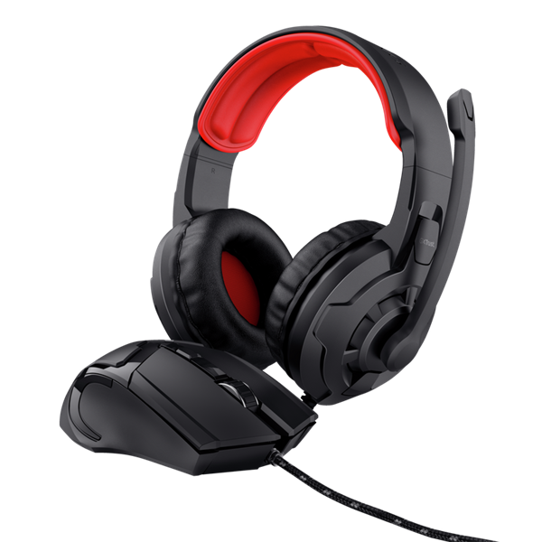 trust bundle basic gaming headset & mouse