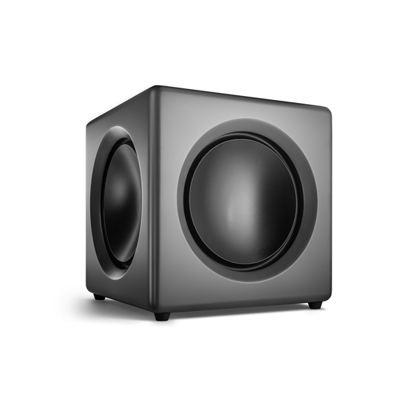 wavemaster aktív mélynyomó fusion gray (125w rms, rca, szürke)