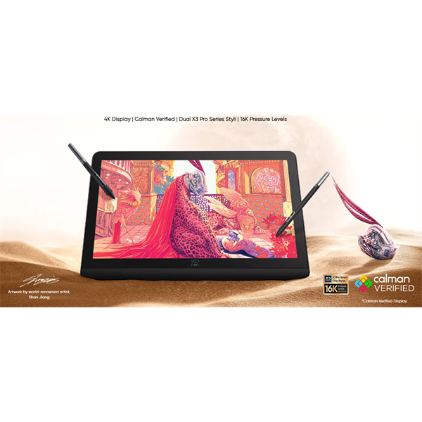xp pen grafikus kijelző artist pro 19 (gen2) (18,4", 4k, 16:9, 5080 lpi, ps 16k, 220 rps)