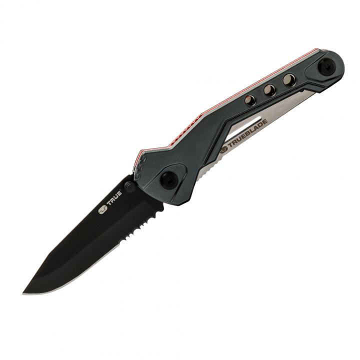 true utility trueblade, tu6871, 7 cm pengehossz, eloxált rozsdamentes acélpenge, eloxált alumínium tok, egykezes
