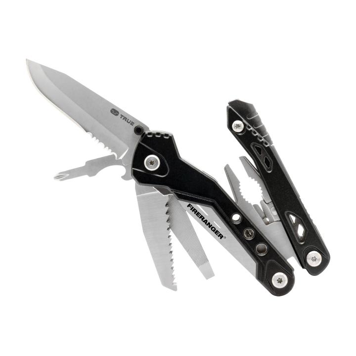 true utility fireranger, tu182, 7 cm penge, tűzkő, vészsíp, rozsdamentes acél szerszámok