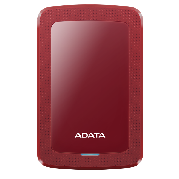 adata külső hdd 2.5" 1tb hv300 (usb3.1, led, slim, piros)