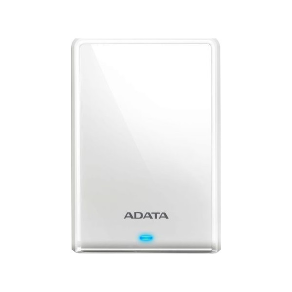 adata külső hdd 2.5" 1tb hv620s (usb 3.2, led, slim, fehér)