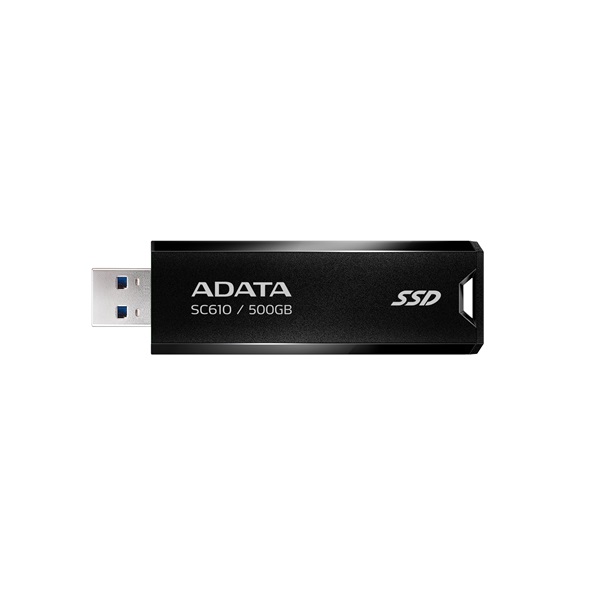 adata külső ssd 1tb sc610 (usb 3.2 gen.2, r/w: 550/500 mb/s, usb stick, fekete)