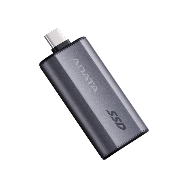 adata külső ssd 500gb sc750 (usb 3.2 gen.2, r/w: 1050/1000 mb/s, usb stick, ezüst)