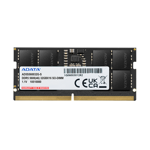 adata memória notebook 8gb ddr5 (5600mhz, cl46, 1.1v, single)