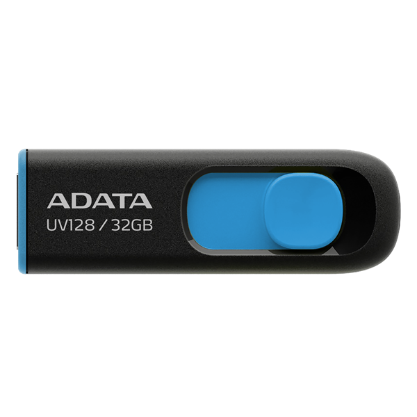 adata pendrive 32gb uv128 (usb 3.2, fekete)