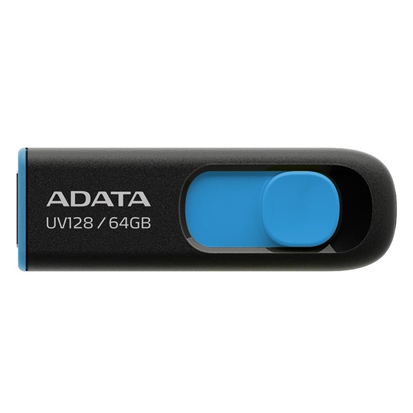 adata pendrive 64gb uv128 (usb 3.2, fekete)