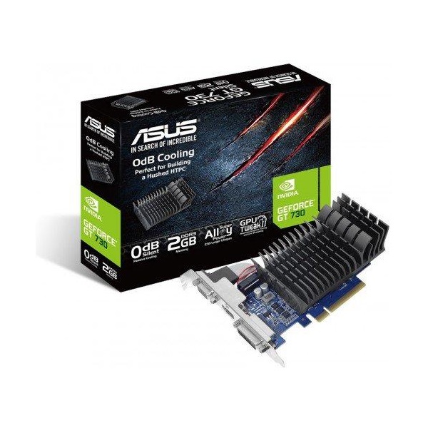 asus videokártya pci ex16x nvidia gt 730 2gb ddr5 passzív