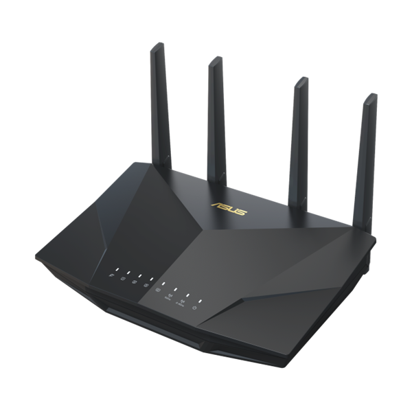 asus wireless router dual band ax5400 1xwan(1000mbps) + 4xlan(1000mbps) + 1xusb, rt ax5400