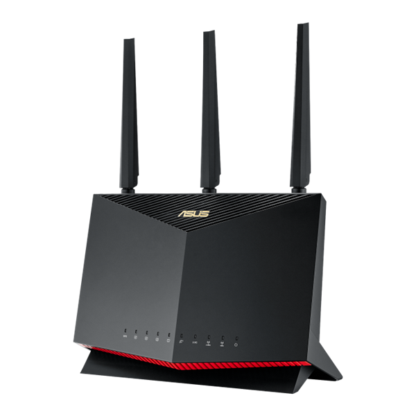 asus wireless router dual band ax5700 1xwan(1000mbps) + 1xwan/lan(2.5gbs) + 4xlan(1000mbps) + 2xusb, rt ax86u pro