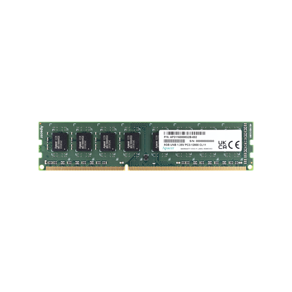 apacer memória desktop 4gb ddr3 (1600mhz, cl11, 1.5v)