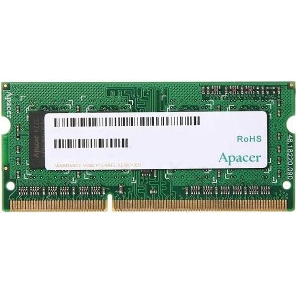 apacer memória notebook 2gb ddr3 (1600mhz, cl11, 1.5v)