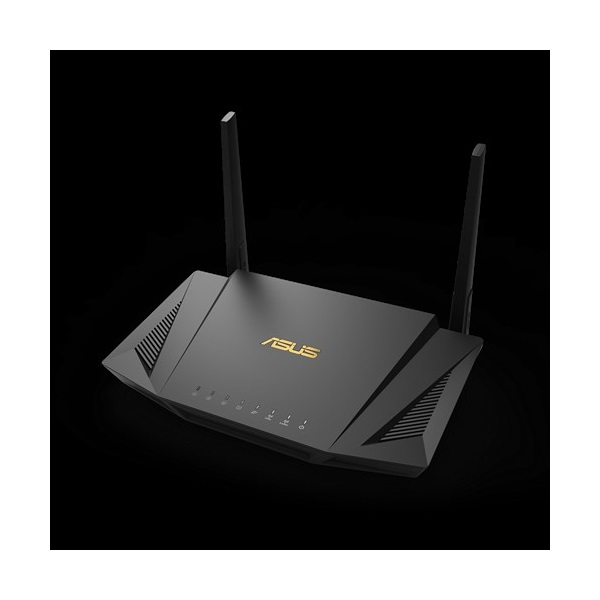 asus wireless router dual band ax1800 1xwan(1000mbps) + 4xlan(1000mbps) + 2xusb, rt ax56u