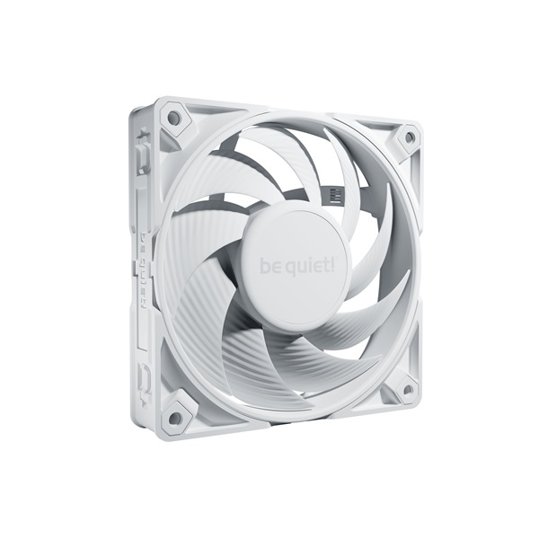 be quiet! cooler 12cm silent wings pro 4 white 120mm pwm (3000rpm, 36,9db, fehér)