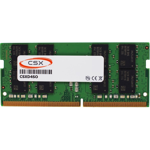 csx memória notebook 16gb ddr4 (2400mhz, cl17, 1.2v)
