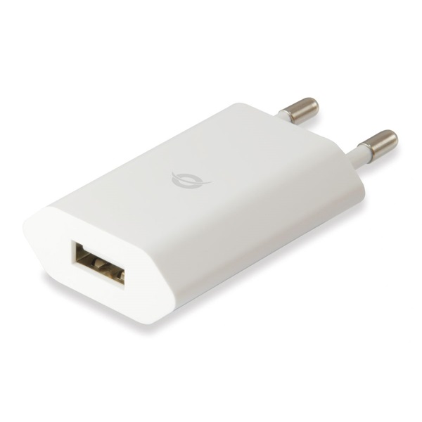 conceptronic telefon töltő adapter althea05w (usb a, fehér)