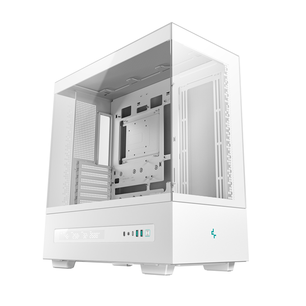deepcool számítógépház ch690 digital wh (fehér, atx, 1xusb c, 2xusb3.0)