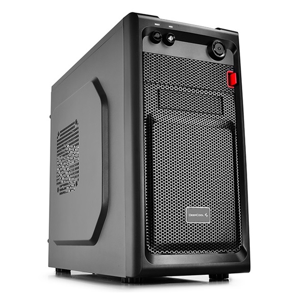 deepcool számítógépház smarter (fekete, fekete belső, matx, 1xusb3.0, 1xusb2.0)