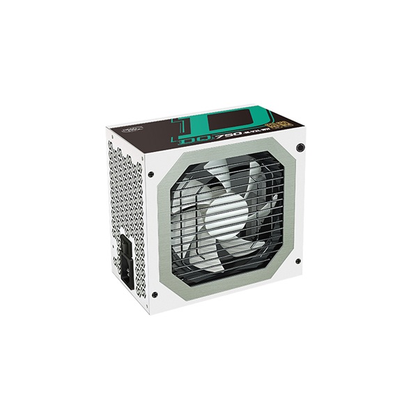 deepcool tápegység 750w dq750 m v2l wh eu (80 plus gold, aktív pfc, full moduláris, 12cm)