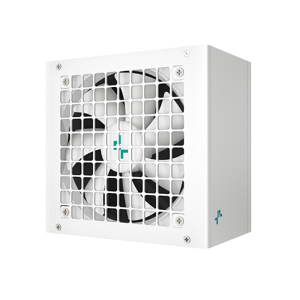 deepcool tápegység 750w pn750 m wh (80 plus gold, atx3.1, pci e 5.1, aktív pfc, full moduláris, 12cm, fehér)