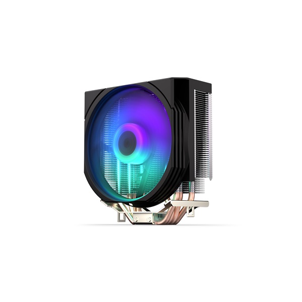 endorfy cpu cooler spartan 5 max argb (12 cm, 4 pin, 4x heatpipe, pwm, tdp 180w, fekete)