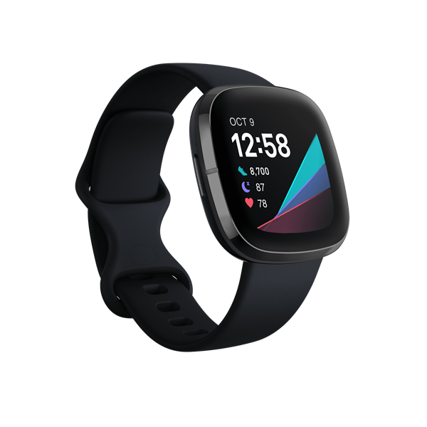 fitbit sense okosóra (carbon / graphite stainless steel)