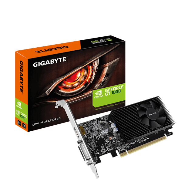 gigabyte videókártya nvidia gt1030 (2048mb ddr4, 64bit, 1417/2100mhz, dvi, hdmi, ventillátor)