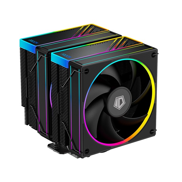 id cooling cpu cooler frozn a620 argb (29,9db; max 132,52 m3/h; 4pin csatlakozó, 6 db heatpipe, 2x12cm, pwm)