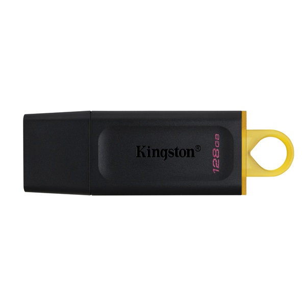 kingston pendrive 128gb, dt exodia usb 3.2 gen 1 (fekete sárga)