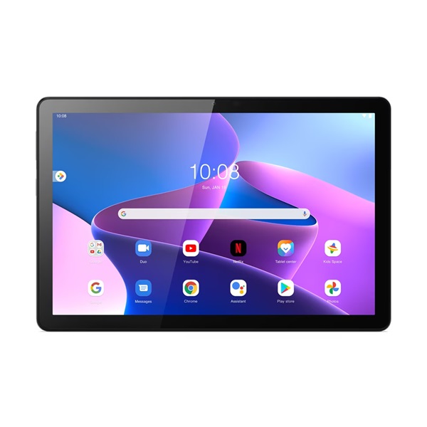 lenovo tab m10 3rd gen (tb328xu), 10.1" wuxga, unisoc t610, oc 1.8ghz, 4gb, 64gb, lte, android 11,storm grey, clear case