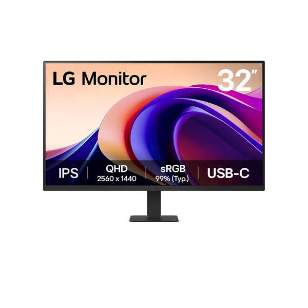 lg monitor 32" 32u631a b (ips; 16:9; 2560x1440; 5ms; 250cd; 100hz; hdmi; hdr; usb c; hdr; srgb99%)