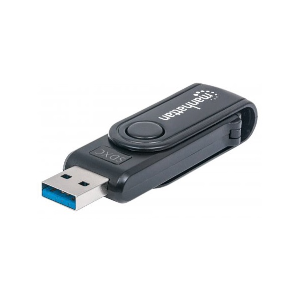 manhattan kártyaolvasó 24in1 usb3.0 külső író/olvasó