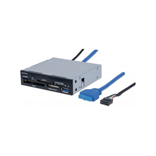 manhattan kártyaolvasó 48in1 usb3.0 beépíthető író/olvasó