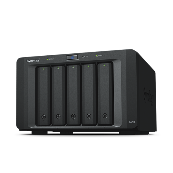 synology nas 5 fiókos dx517 bővítő egység 1xesata