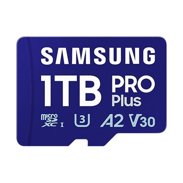 samsung microsd kártya 1tb mb md1t0sa/eu (pro plus, microsdxc, uhs i, r180/w130, adapter, 1tb)