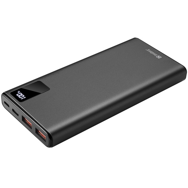 sandberg akkubank powerbank usb c pd 20w 10000 (10000mah; 1xusb c+2xusb a)
