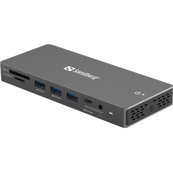 sandberg notebook dokkoló usb c 13in1 dockingstation pro