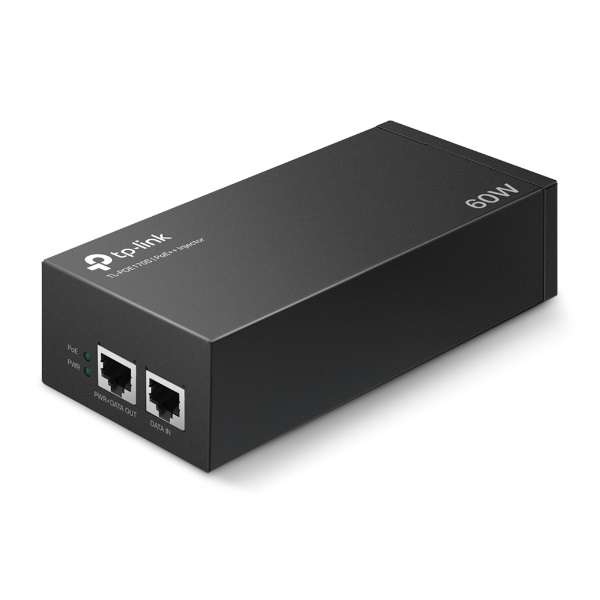 tp link poe injector adapter tl poe170s (60w, af/at/bt poe+; 2x1gbps, max 100m)