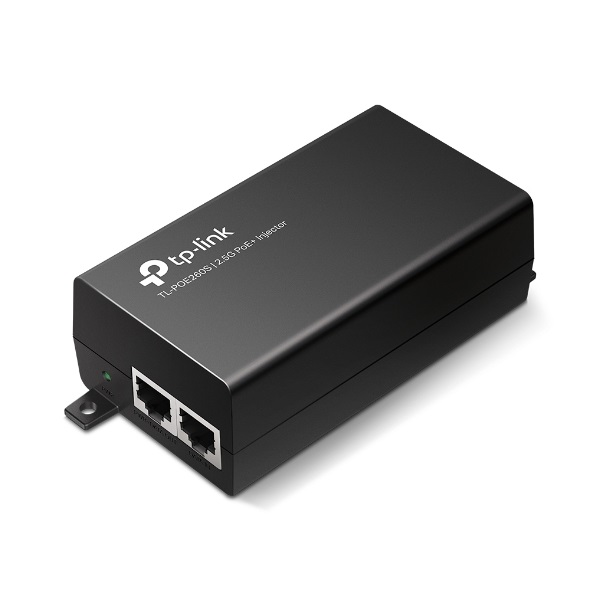 tp link poe injector adapter tl poe260s (30w, af/at/bt poe+; 2x2,5gbps, max 100m)