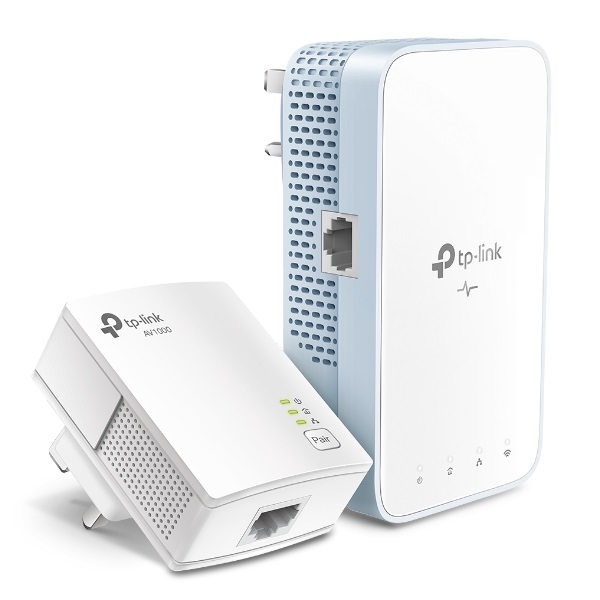 tp link powerline wifi extender kit ac1200 tl wpa7517 (1gbps powerline, 300mbps 2,4ghz + 867mbps 5ghz; max300m)