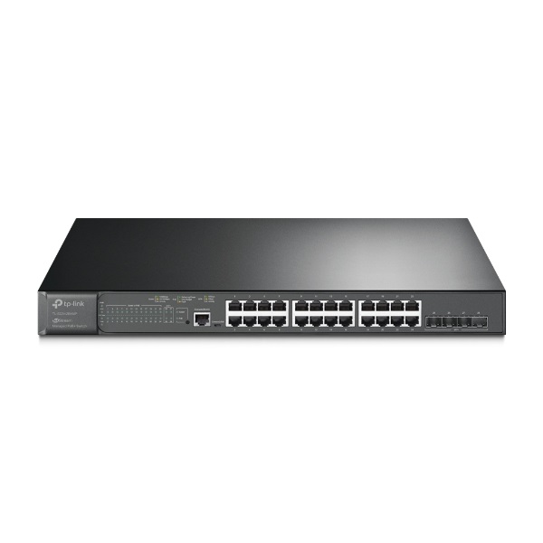 tp link switch smart sg3428xmp jetstream™ (24 port 1gbps poe+ port; 4 port 10gbps sfp; 384w; l2/l3/l4)