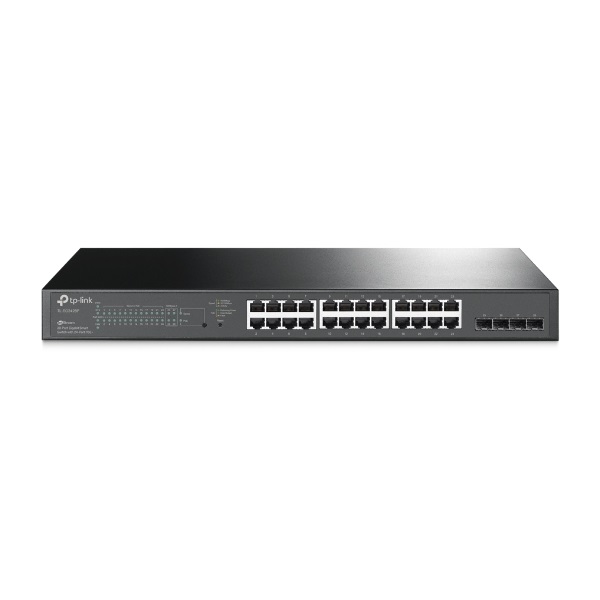 tp link switch smart poe sg2428p jetstream™ (l2,l2+; ipv6; 24port 1gbps + 4port sfp; 24 af/at poe+ port; 250w)